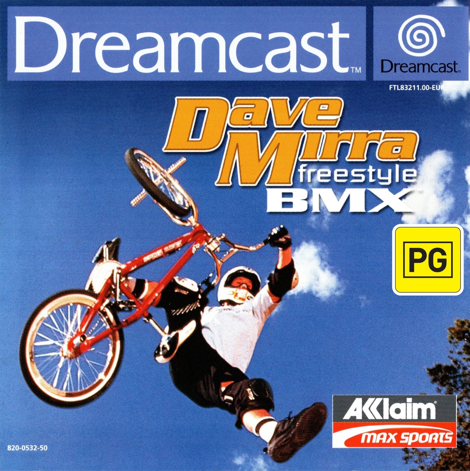 Dave Mirra Freestyle BMX Sur Dreamcast – PAL-EURO (ESP/ITA) – Neuf Sous Blister