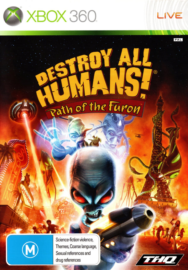 Destroy All Humans! Path of the Furon - Xbox 360 - Super Retro