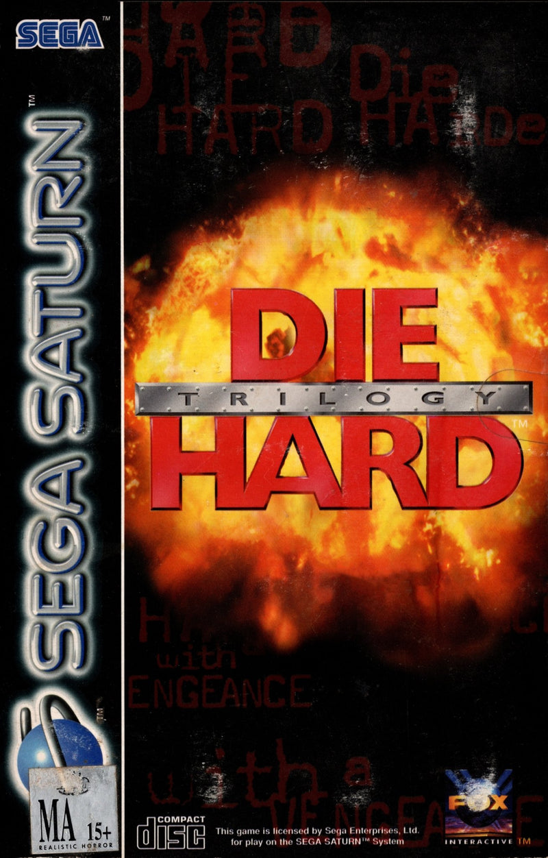 Die Hard Trilogy - Sega Saturn - Super Retro