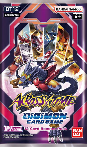 Digimon Card Game - Across Time BT12 Booster Pack - Super Retro