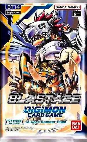 Digimon Card Game - Blast Ace BT14 Booster Pack - Super Retro