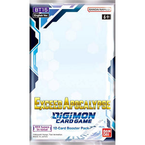 Digimon Card Game - Exceed Apocalypse BT15 Booster Pack - Super Retro