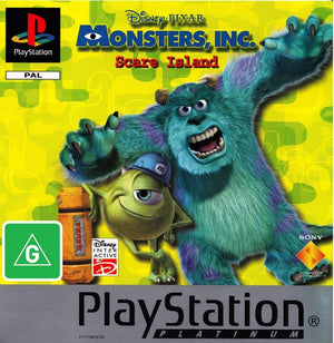 Disney Pixar's Monsters, Inc. Scare Island - PS1 - Super Retro