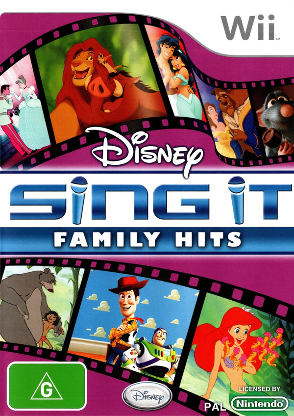 Disney Sing It Family Hits - Wii - Super Retro