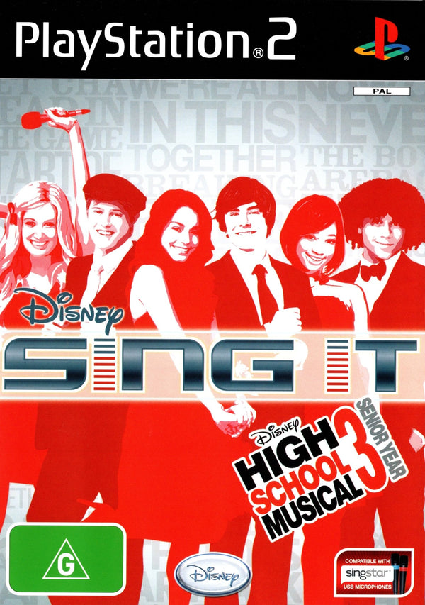 Disney Sing It: High School Musical 3: Senior Year - PS2 - Super Retro