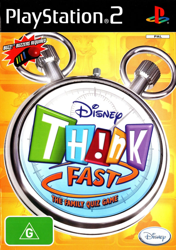 Disney: Think Fast - PS2 - Super Retro