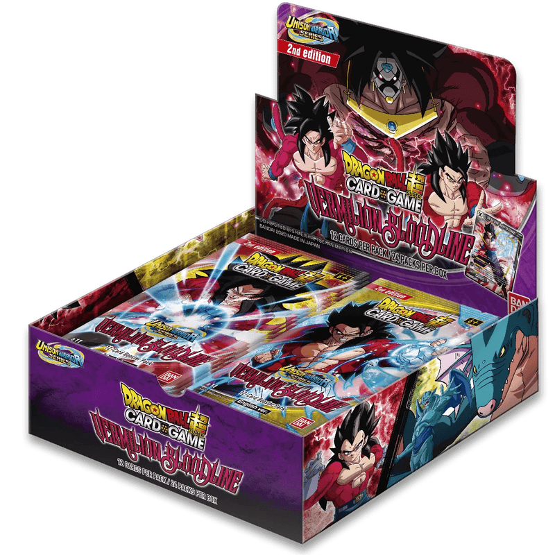 Dragon Ball Super Card Game - UW2 Vermilion Bloodline Second Edition Booster Box - Super Retro