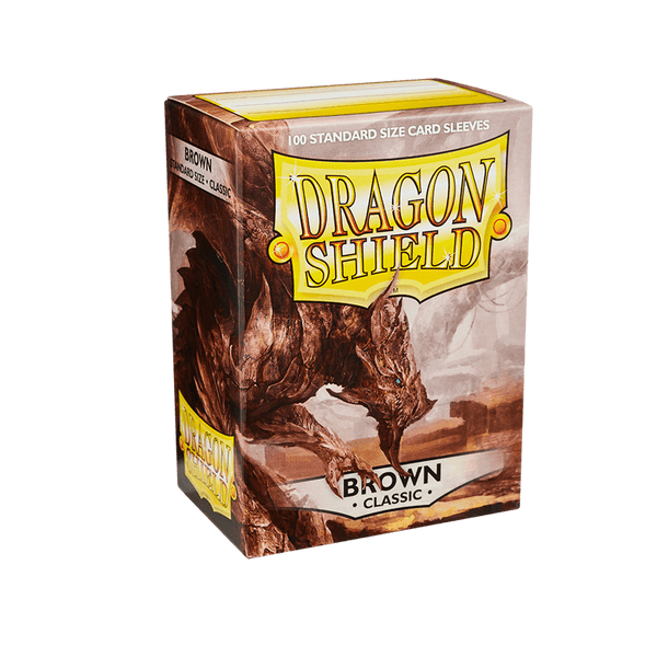 Dragon Shield Standard Sleeves 100 pack (Classic Brown) - Super Retro