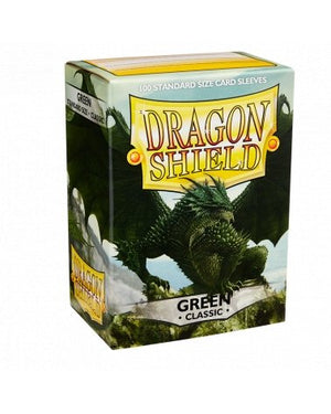 Dragon Shield Standard Sleeves 100 pack (Classic Green) - Super Retro