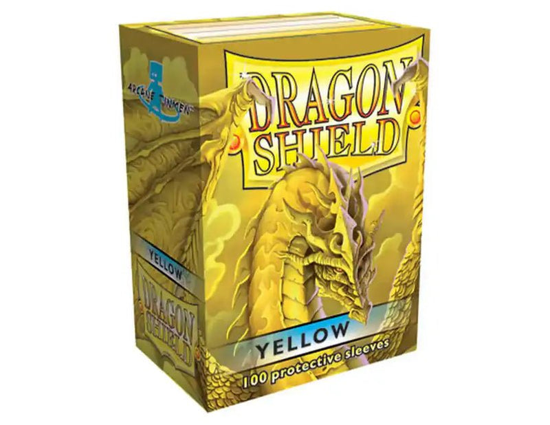 Dragon Shield Standard Sleeves 100 pack (Yellow) - Super Retro