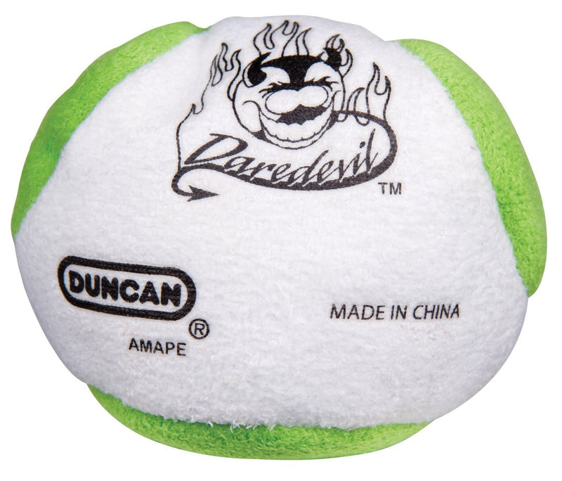 Duncan Footbag Daredevil 5 Panel Pellet Filled (White) - Super Retro