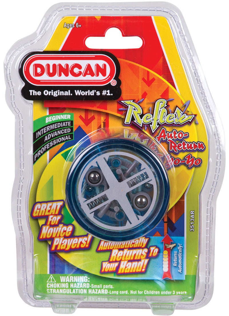 Duncan Yo-Yo Beginner Reflex Auto Return (Blue) - Super Retro