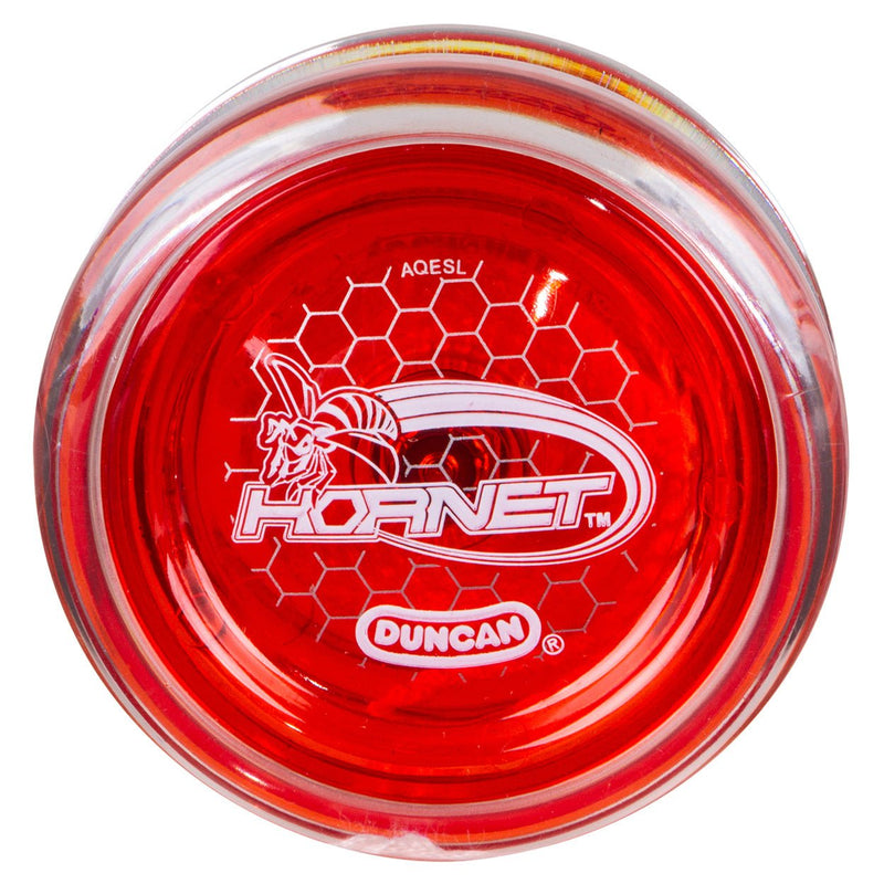 Duncan Yo Yo Intermediate Hornet Pro Looping (Clear/Red) - Super Retro