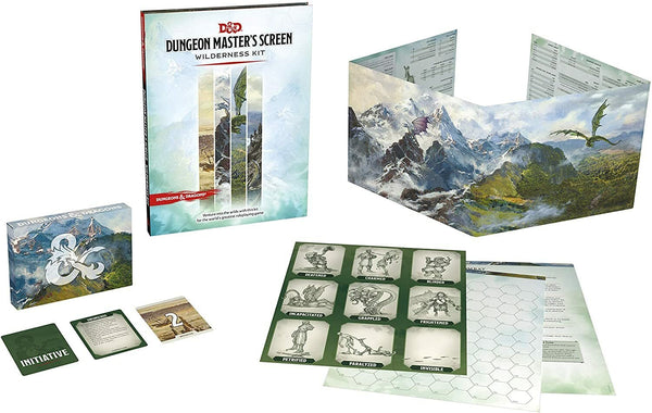 Dungeons & Dragons: Dungeon Master's Screen - Wilderness Kit - Super Retro