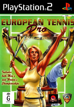 European Tennis Pro - PS2 - Super Retro