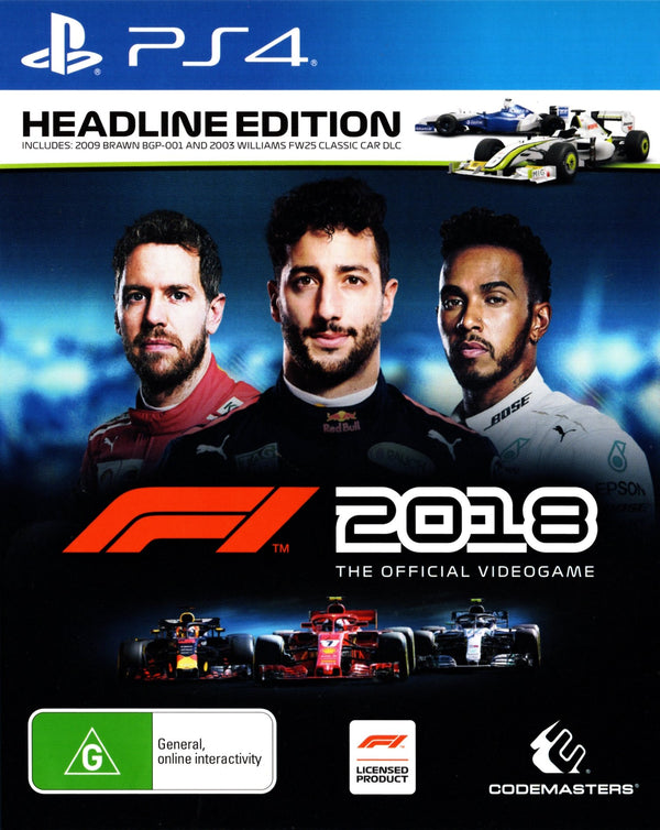 F1 Formula 1 2018 - PS4 - Super Retro