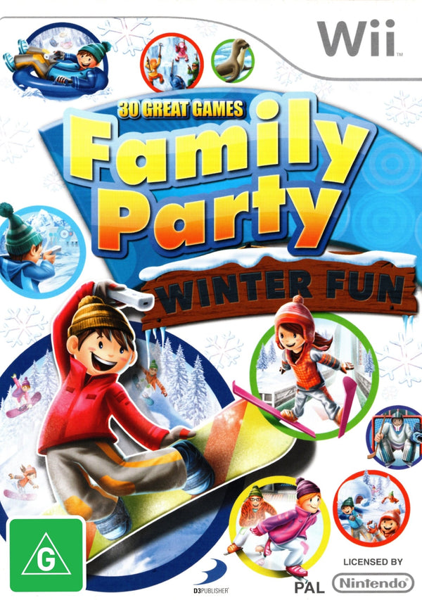 Family Party: 30 Great Games Winter Fun - Super Retro