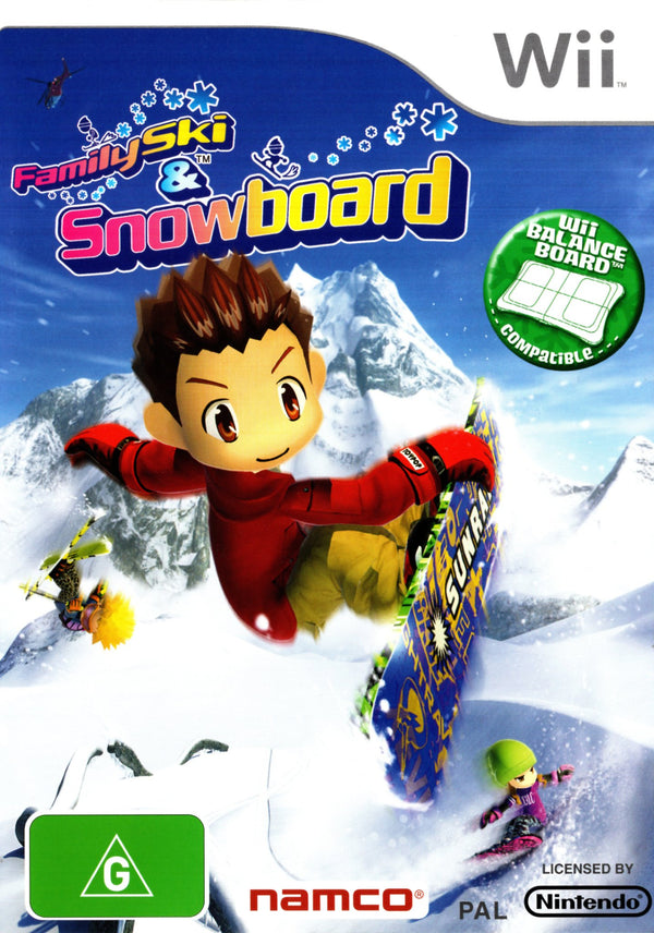 Family Ski & Snowboard - Wii - Super Retro