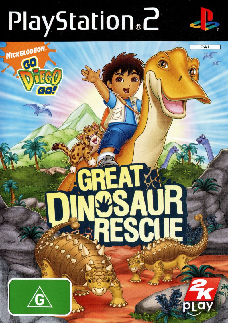 Go Diego Go! Great Dinosaur Rescue - PS2 - Super Retro