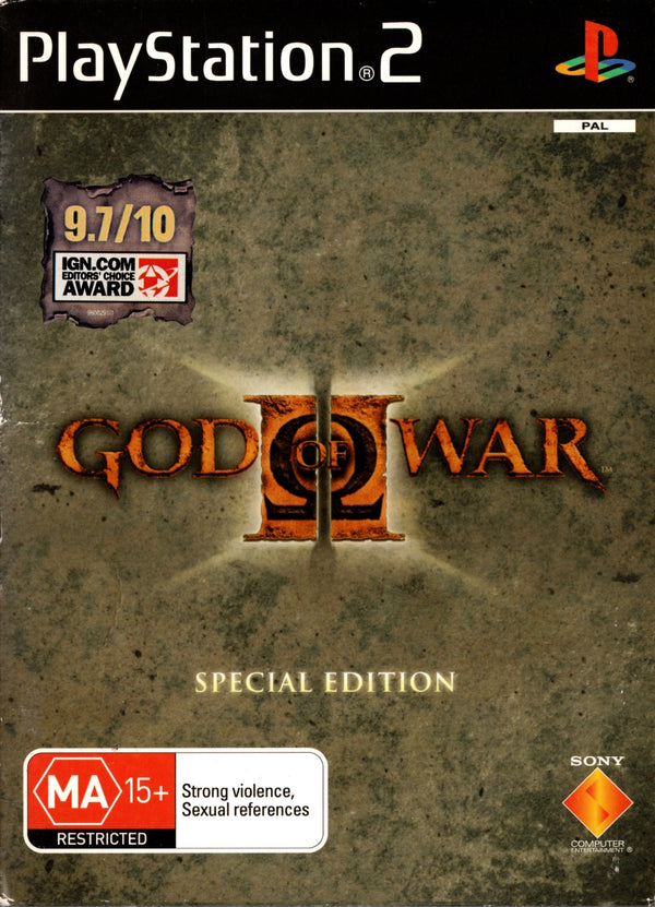 God of War II: Special Edition - PS2 - Super Retro