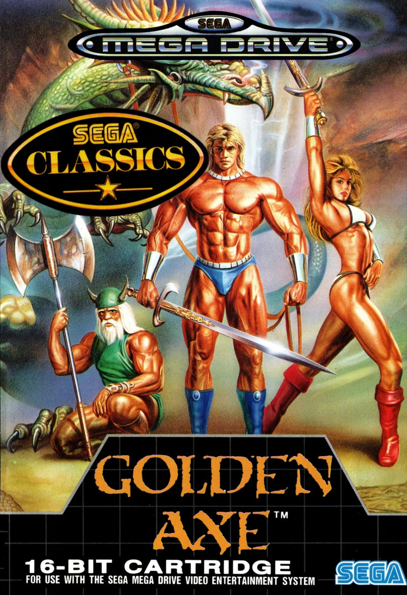Golden Axe Mega Drive Super Retro Mega Drive