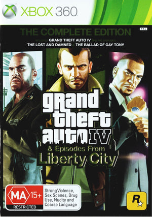 Grand Theft Auto IV & Episodes From Liberty City - Xbox 360 - Super Retro