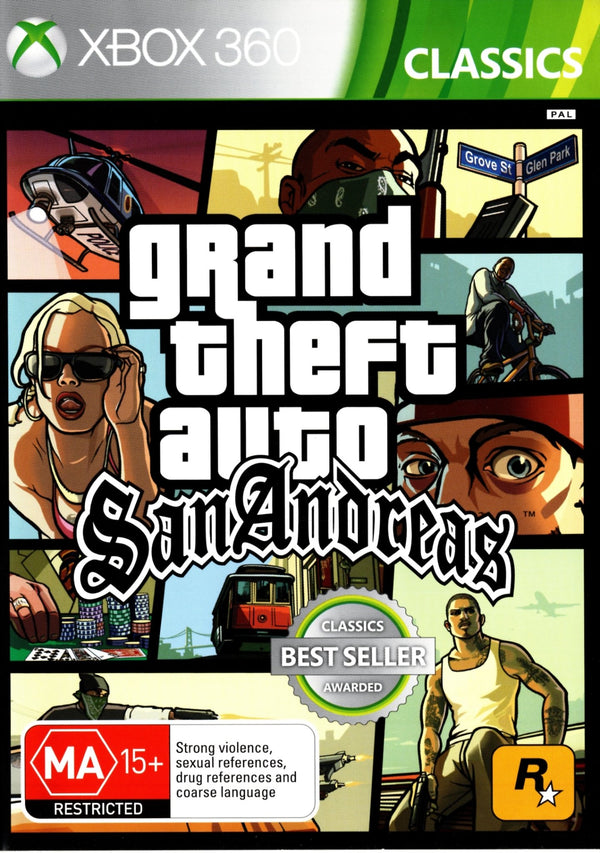Grand Theft Auto San Andreas - Xbox 360 - Super Retro