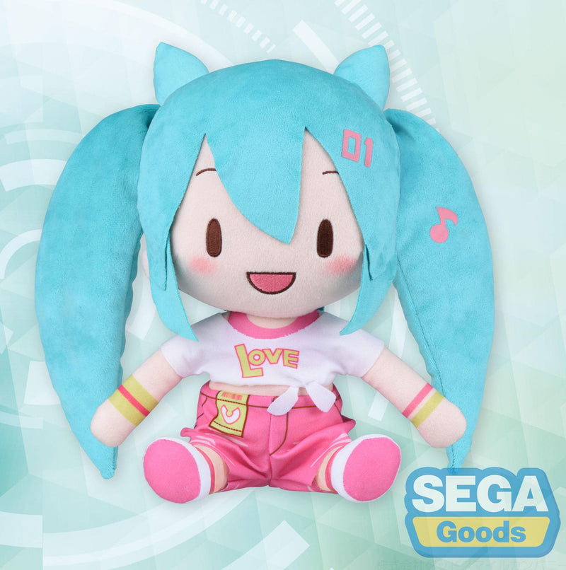 Hatsune Miku Fuwapuchi L Plush Live Cheering - Super Retro