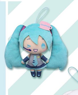 Hatsune Miku x Cinnamoroll Plush A - Super Retro