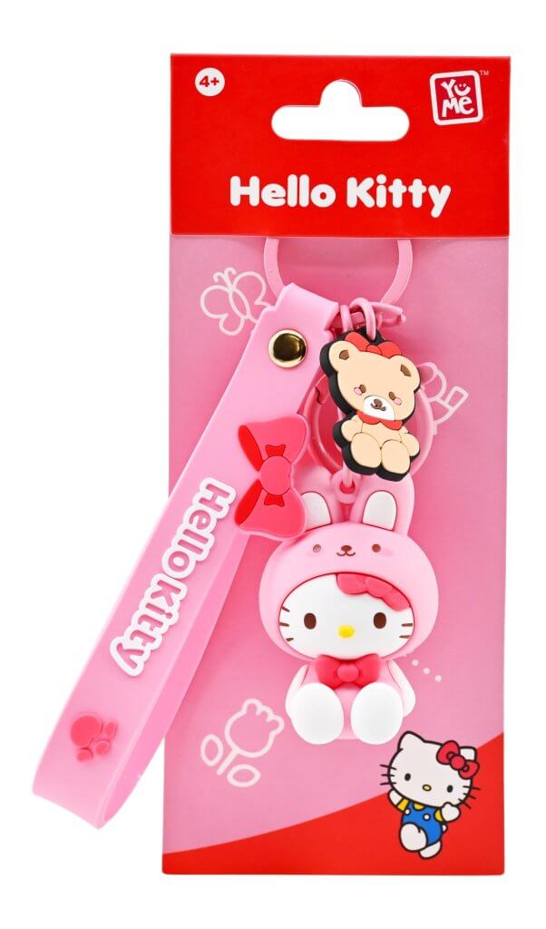 Hello Kitty - Keychain with hand strap - Animal (Hello Kitty) - Super Retro
