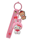 Hello Kitty - Keychain with hand strap - Animal (Hello Kitty) - Super Retro