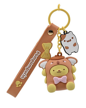 Hello Kitty - Keychain with hand strap - Animal (Pompompurin) - Super Retro