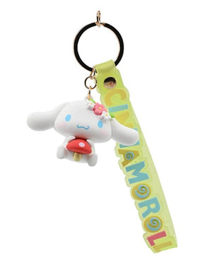 Hello Kitty - Keychain with hand strap - Cinnamoroll (Mushroom) - Super Retro