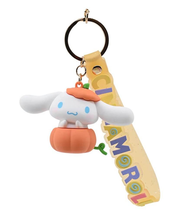 Hello Kitty - Keychain with hand strap - Cinnamoroll (Pumpkin) - Super Retro