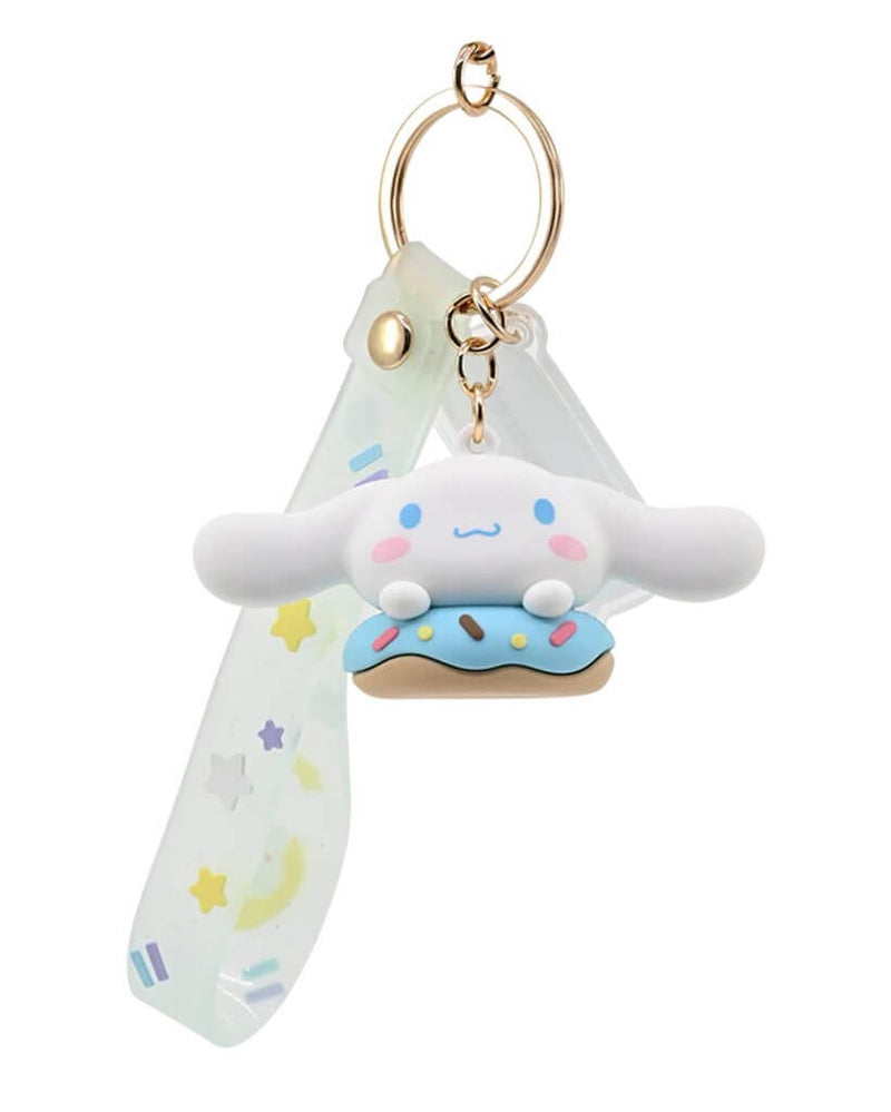 Hello Kitty - Keychain with hand strap - Donuts (Cinnamoroll) - Super Retro