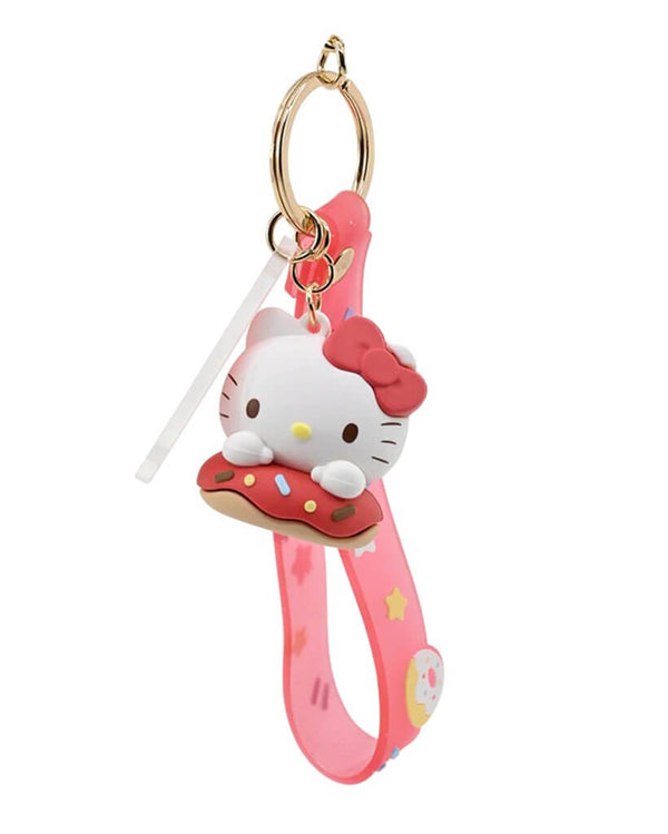 Hello Kitty - Keychain with hand strap - Donuts (Hello Kitty) - Super Retro