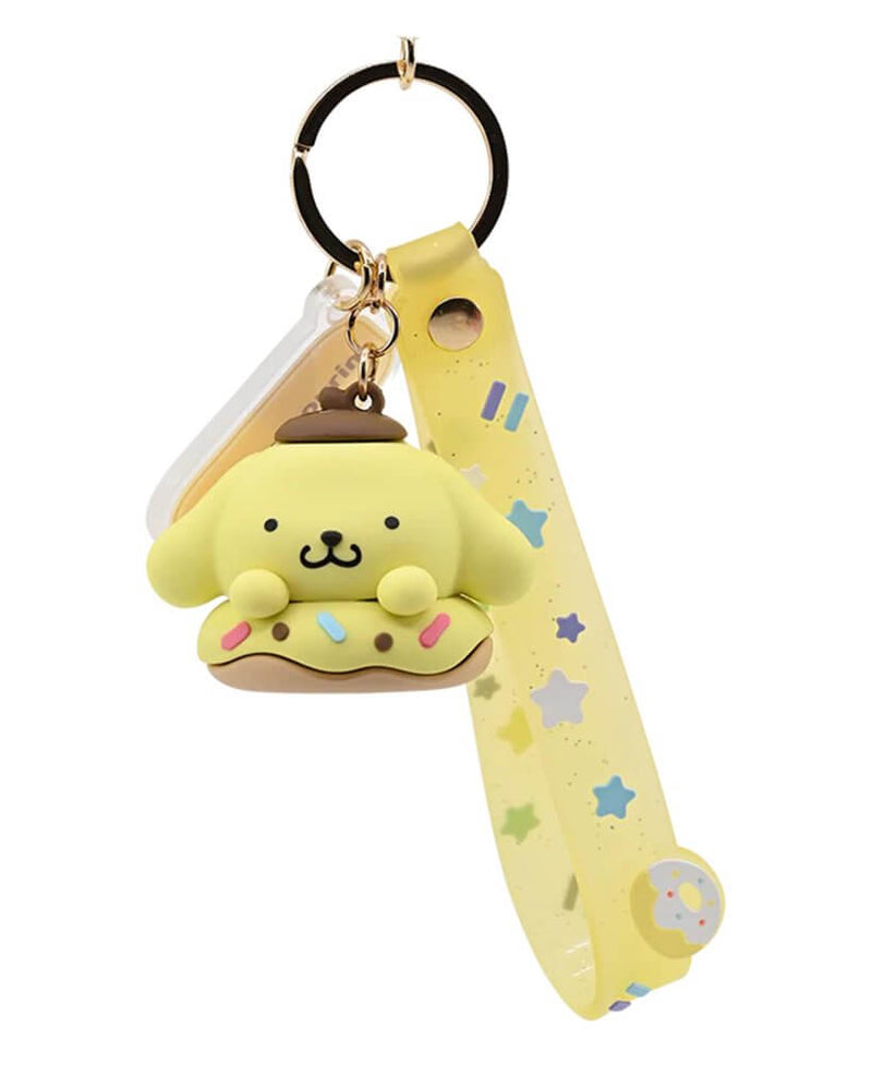 Hello Kitty - Keychain with hand strap - Donuts (Pompompurin) - Super Retro