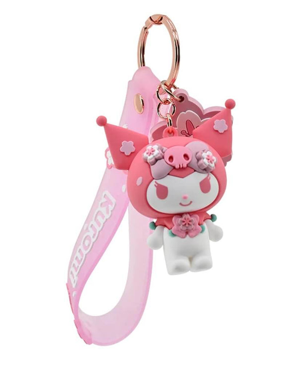 Hello Kitty - Keychain with hand strap - Sakura (Kuromi) - Super Retro