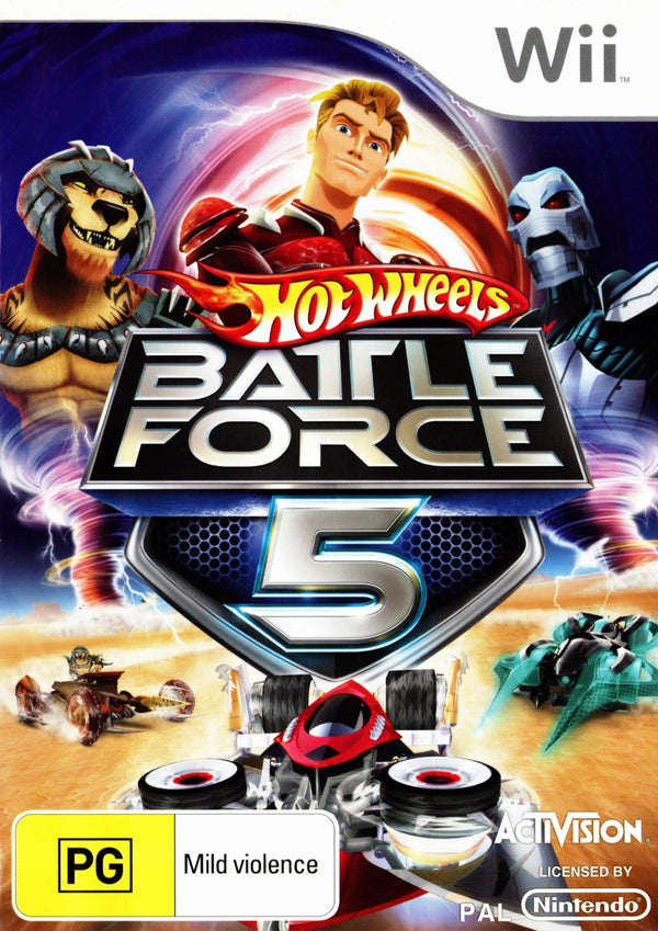 Hot Wheels Battle Force 5 - Wii - Super Retro