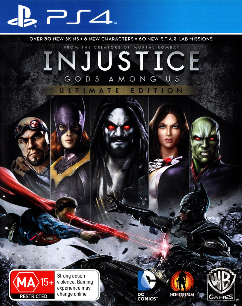 Injustice: Gods Among Us Ultimate Edition - PS4 - Super Retro