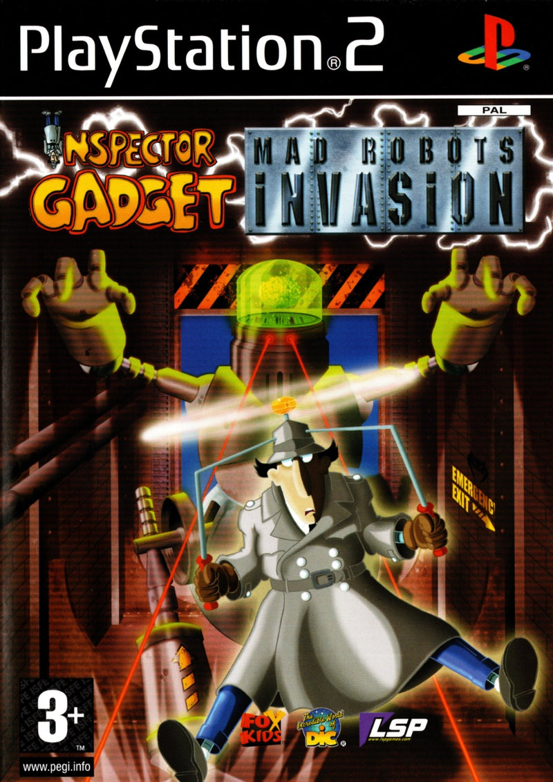 Inspector Gadget: Mad Robots Invasion - PS2 - Super Retro