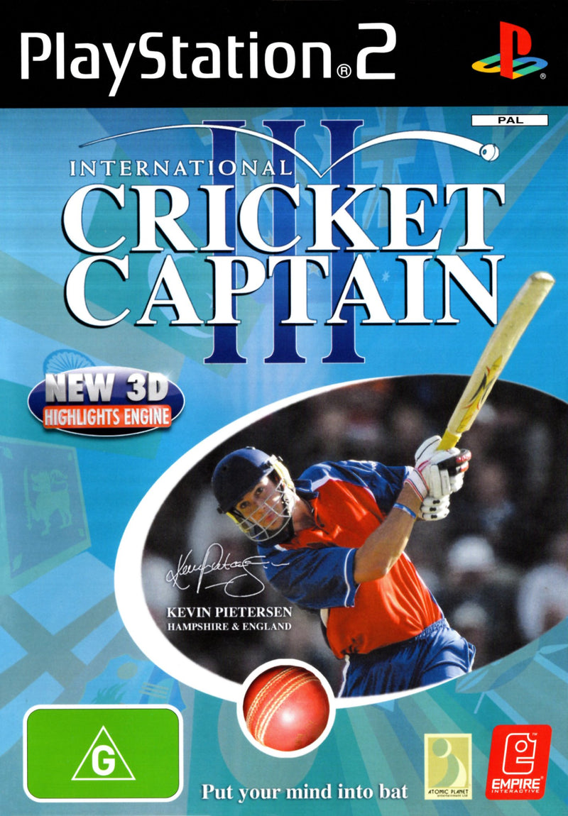 International Cricket Captain III - PS2 - Super Retro