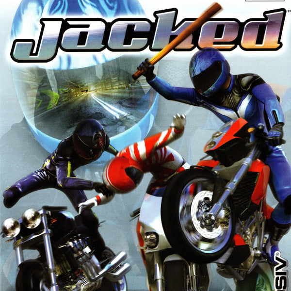 COMPLET Jeu JACKED playstation 2 sony PS2 francais game combat course de  moto