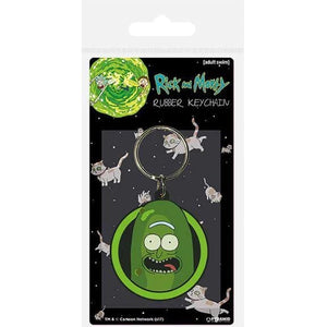 Keychain - Rubber Pickle Rick - Super Retro