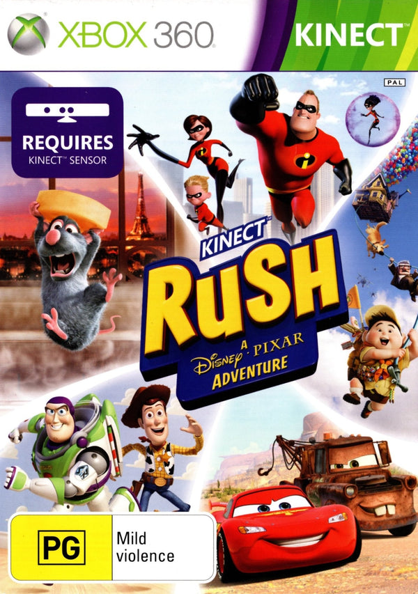 Kinect Rush A Disney Pixar Adventure - Xbox 360 - Super Retro