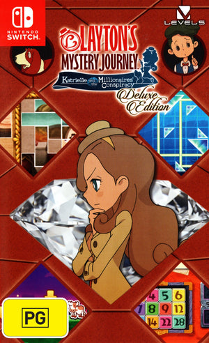 Layton's Mystery Journey: Katrielle The Millionaires Conspiracy Deluxe Edition - Super Retro