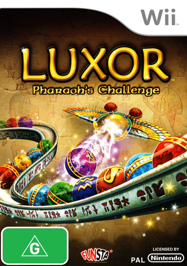 Luxor: Pharaoh's Challenge - Wii - Super Retro