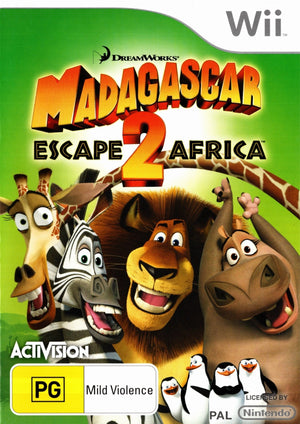 Madagascar: Escape 2 Africa - Wii - Super Retro