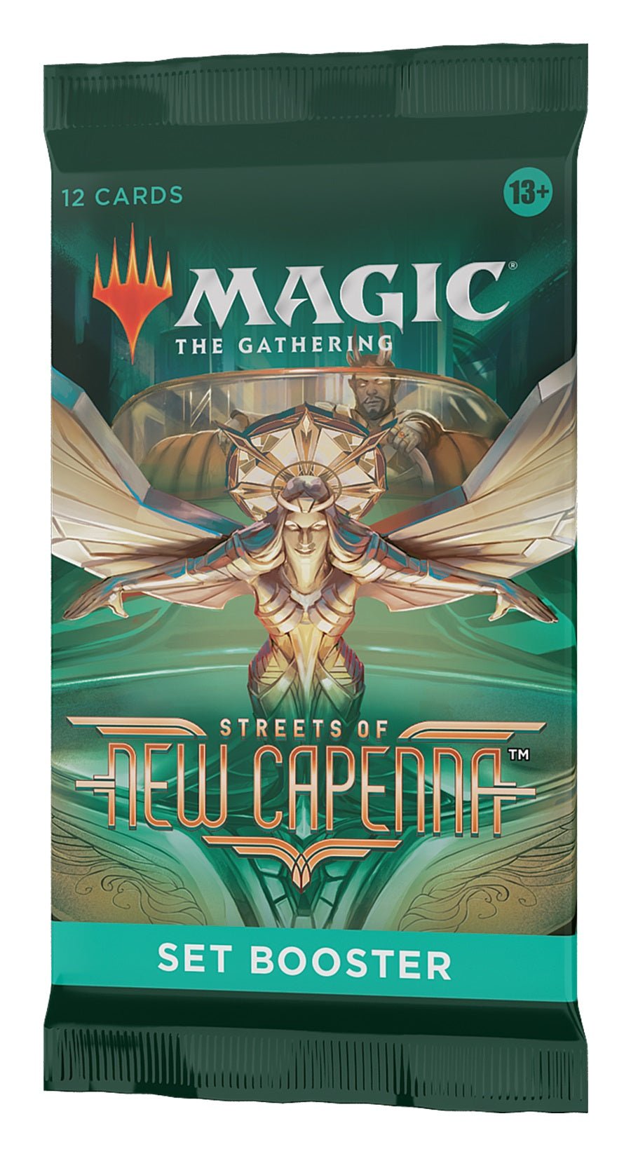 Magic The Gathering Streets Of New Capenna Theme Booster Pack, Azul, Verde, Blanco, Rojo, Morado