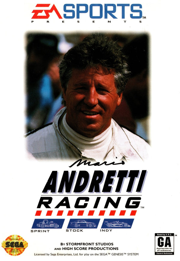 Mario Andretti Racing - Mega Drive - Super Retro